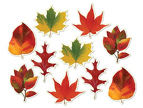 Beistle Mini Leaf Cutouts, 4‚Äö√Ñ√∂‚àö√ë‚àöœÄ-4.75‚Äö√Ñ√∂‚àö√ë‚àöœÄ, 10 Piece Pack