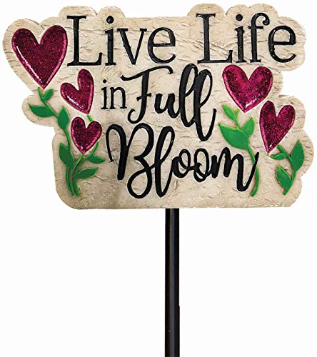 Spoontiques 21233 Full Bloom Garden Stake, Multicolored