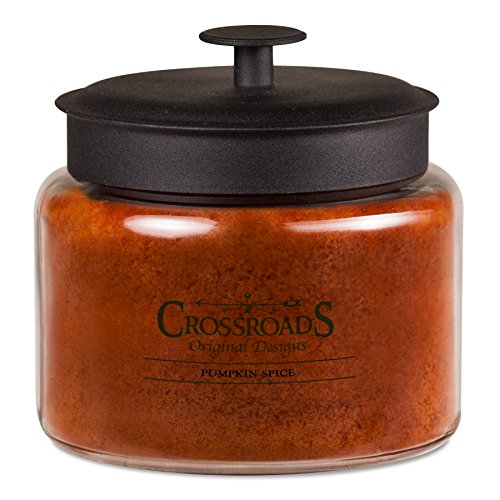 Crossroads Pumpkin Spice Scented 4-Wick Candle, 64 Ounce