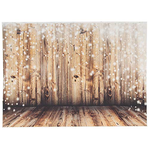 Fun Express TWINKLING LIGHTS RUSTIC POLY BACKDROP - Party Decor - 1 Piece