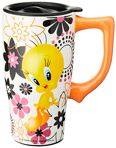 Spoontiques Looney Tunes Tweety Travel Mug, Multi Colored