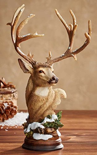 Wild Wings(WI) First Snow - Mule Deer Sculpture by Stephen Herrero
