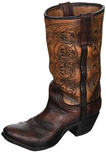 burton + BURTON Western Cowboy Boot Unique Vase for Home, Western Themed Events