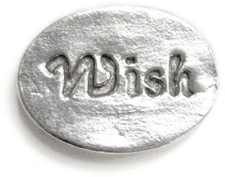 Basic Spirit Star - Wish : Pocket Token or Lucky Novelty Coin, One Inch, Handcrafted Lead-Free Pewter