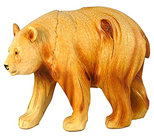 Unison Gifts StealStreet MME-934 Ss-Ug-Mme-934, 6" Walking Panda Carving Faux Wood Decorative Figurine, Brown
