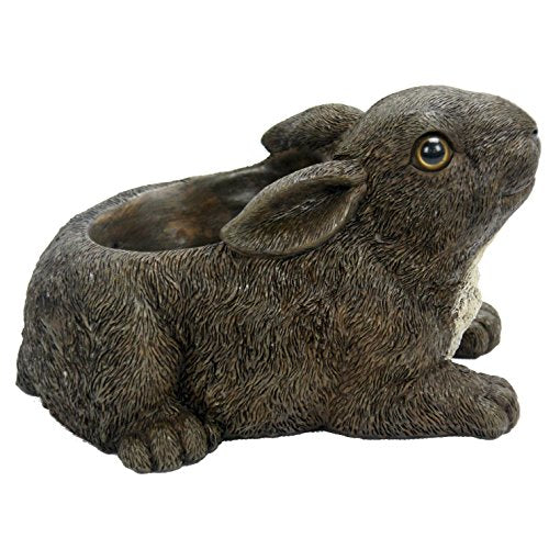 BFG supply Michael Carr Designs Rabbit Planter Outdoor Rabbit Planter Figurine for Gardens, patios and lawns (80082)