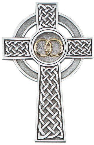 Christian Brands 8" Fine Pewter Knotted Celtic Cross