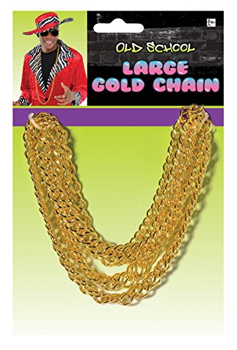 amscan Large Chain, One Size, Gold