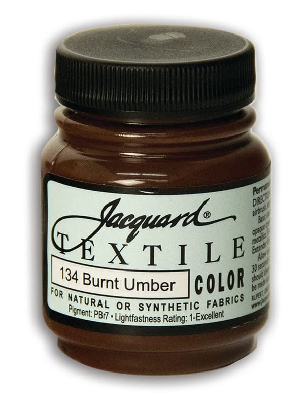 Jacquard Textile Paint 2.25 Oz Burnt Umber