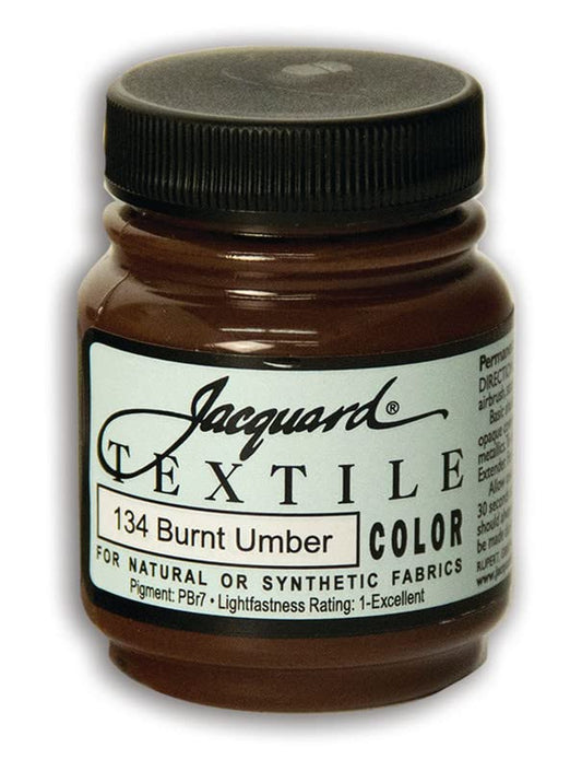 Jacquard Textile Paint 2.25 Oz Burnt Umber