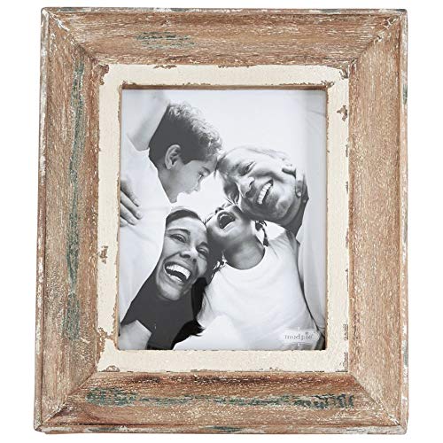 Mud Pie Large Wood Weathered Frame, 4" x 6"