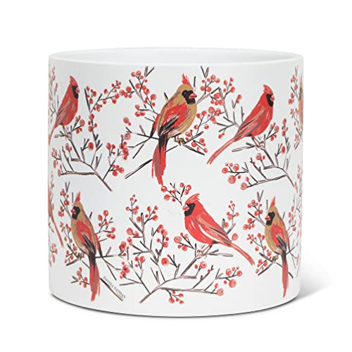 Abbott Collection  Large Cardinal Pair Planter