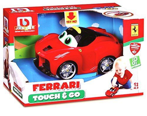 Maisto BB Junior Play & Go Ferrari Touch & Go, Assorted Cars, 1-Pack, Red