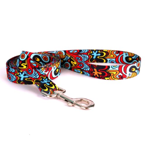 Yellow Dog Design Abstract Dog Leash 3/4" Wide and 5&