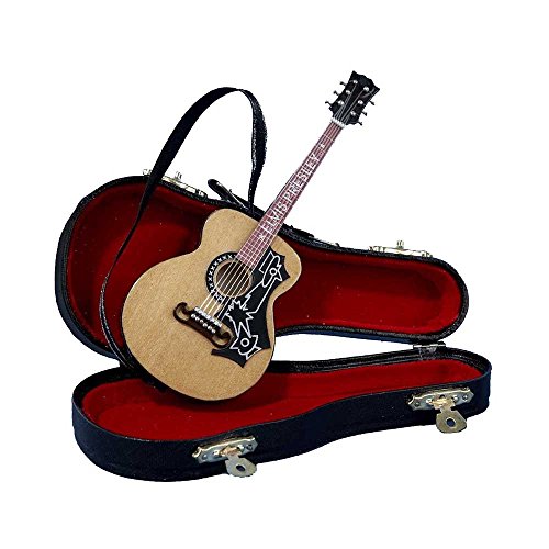 Kurt Adler Adler Elvis Presley Acoustic Guitar with Case Ornament