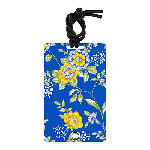 Yay Novelty YaYtag, 2 Pack Luggage Tags with Privacy Cover, Colorful Luggage Tags, Cute Luggage Tags, Flowers Luggage Tags, ID tags, Secret Garden