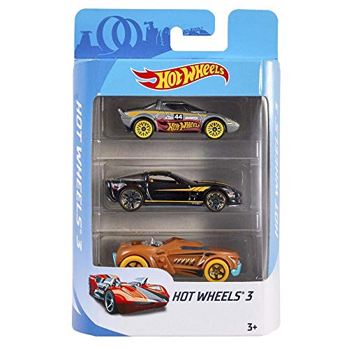 Mattel Hot Wheels K5904 Hot Wheels Basic Car Assortment 3 Pack