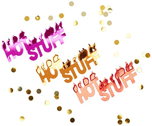 Beistle Hot Stuff Party Themed Cutout Plastic Confetti, 1 Pack, Multicolored