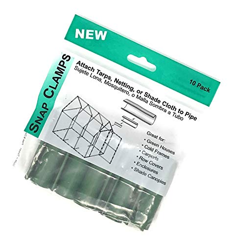 Snapclamp Brass Shack Snap Clamps for 1/2 EMT Green 10-G (10 clamps per package)