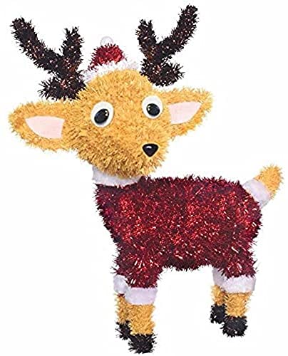 Amscan Christmas Reindeer 3D Decoration - 11 1/2" x 13 1/2" | 1 Pc.