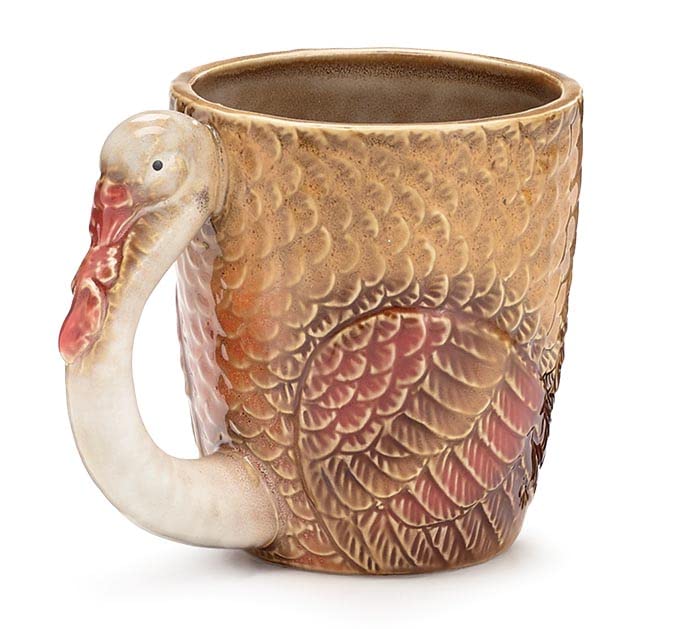 Burton + Burton TURKEY SHAPED PORCELAIN MUG