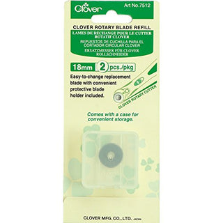 CLOVER Rotary 18mm Blade Refill, 2 EA