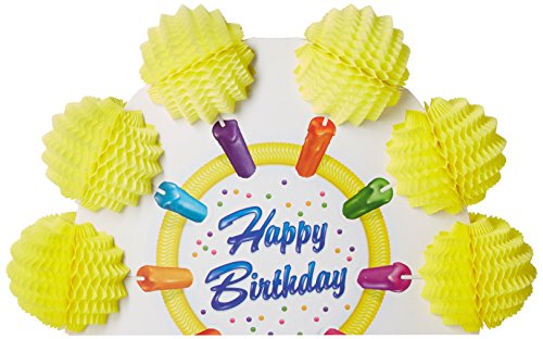 Beistle Happy Birthday Pop-Over Centerpiece Party Accessory (1 count) (1/Pkg)