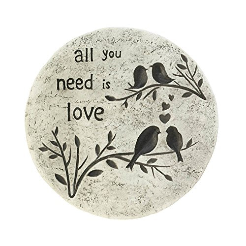 Sigma SLC Koehler 10017998 9.75 Inch All You Need is Love Stepping Stone