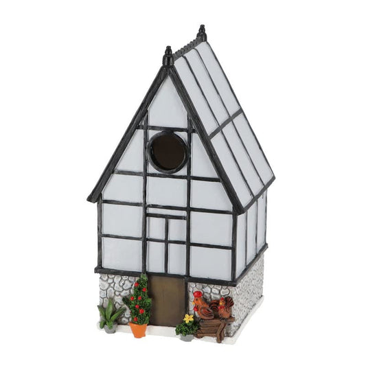 Esschert Design 37000599 Greenhouse Birdhouse, Resin