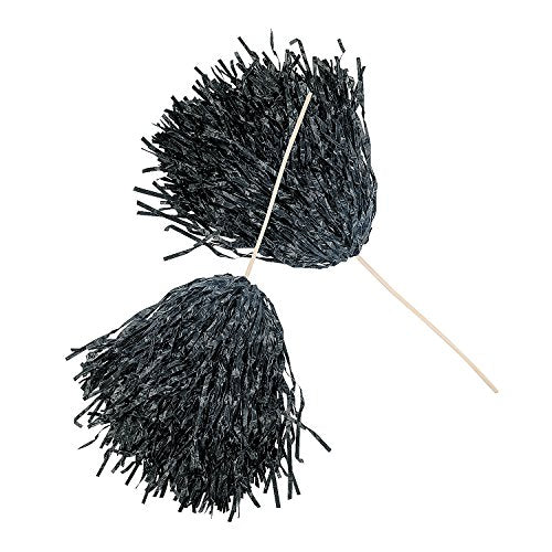Fun Express Black Spirit POM POM (24PCS) - Toys - 24 Pieces