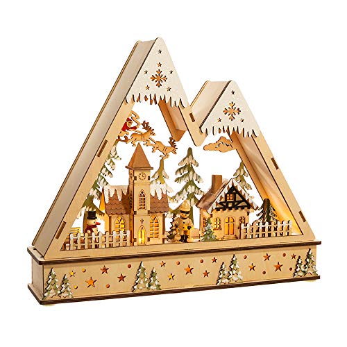 Kurt Adler Adler JEL0957 Christmas Village, Multi-Colored