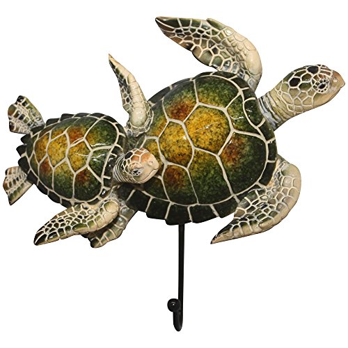 Comfy Hour Ocean Voyage with Sea Turtles Collection 5" Turtle Coastal Ocean Theme Decorative Wall Hanger, Polyresin