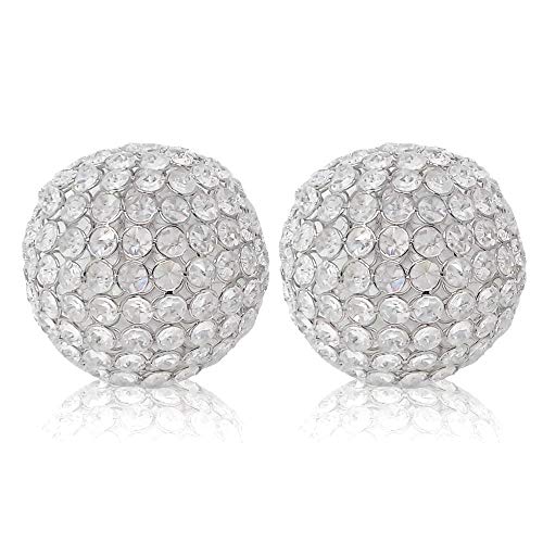 Modern Day Accents 3479 5 in. Facetas Cristal Sphere - Set of 2