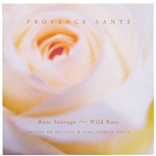 Baudelaire Provence Sante PS Gift Soap Wild Rose, 2.7oz 4 Bar Gift Box