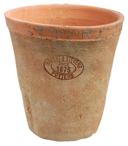 Esschert Design AT03 Aged Terracotta Round Pot, 6 x 6 x 5