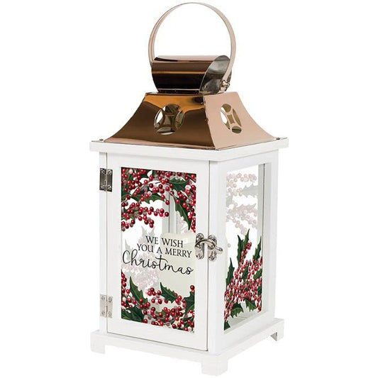 Carson Home Merry Christmas Lantern, 13.5-inch Height