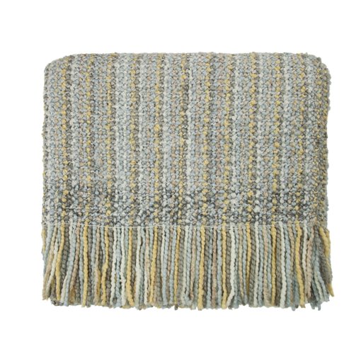 Bedford Cottage Styria Throw Blanket, Silver