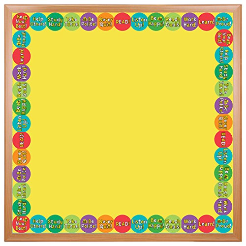 Hygloss Products Be Best Die-Cut Bulletin Board Border, 12 Pack, 3"x36" (33612), Multicolored