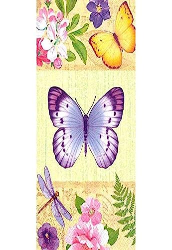 Amscan Amscam 16 Count in The Garden Guest Towels, Multicolor