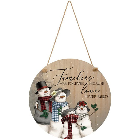 Carson Home Accents Families Wall Decor, 14-inch Diameter