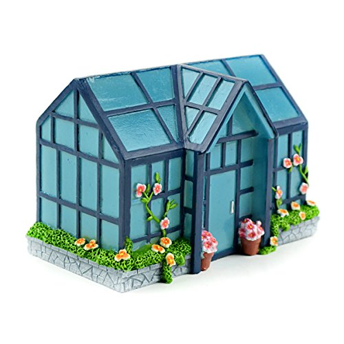 Midwest Design Touch of ture 55791 Fairy Garden Green House, 5.5",