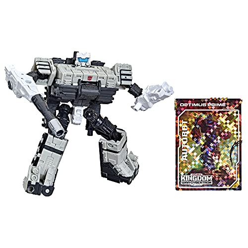 Hasbro Transformers Toys Generations War for Cybertron: Kingdom Deluxe WFC-K33 Autobot Slammer Action Figure - Kids Ages 8 and Up, 5.5-inch