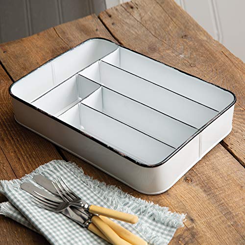 CTW Home Collection 370427 Farmhouse Cutlery Tray, 10.25 Width