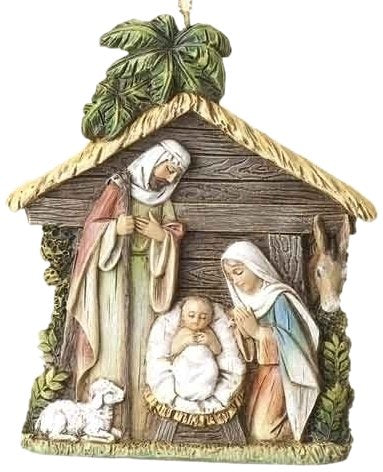 Roman Josephs Studio Jospehs Studio 4-Inch high Holy Family ornament