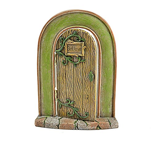 Midwest Design Believe Resin Fairy Door That Opens 7 x 4.5 Inches x 1 Piece