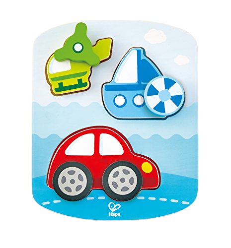 Hape Dynamic Vehicle Puzzle Game, Multicolor, 5&