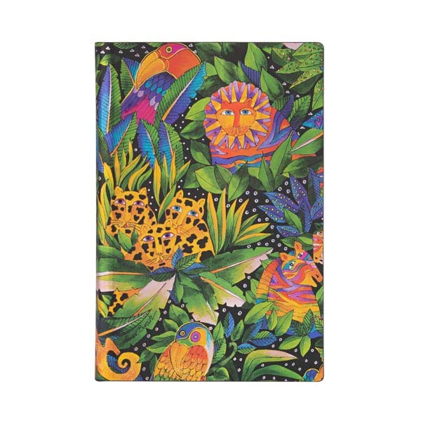 Paperblanks Flexis Jungle Song (Laurel Burch Collection) Softcover Notebook, Lined ‚Äì Mini