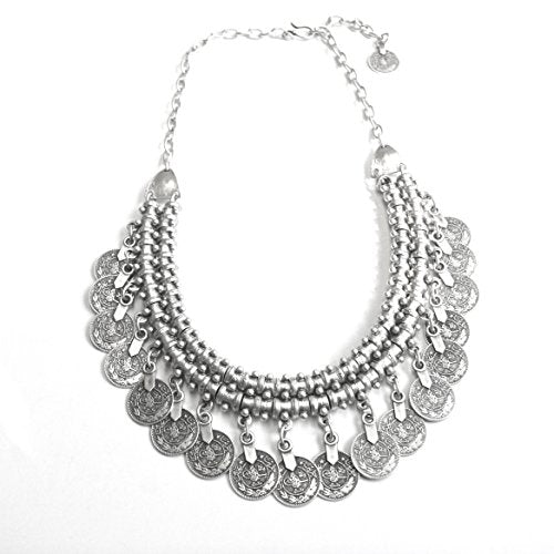 Chanour Jewelry & Accessories Chanour Jewelry Pewter Coin Necklace