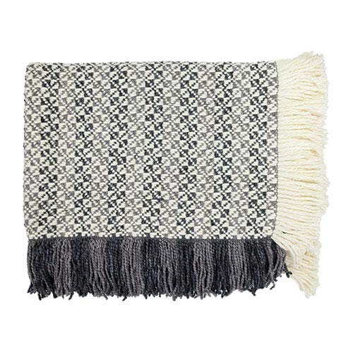 Bedford Cottage Kennebunk Home Middlebury Acrylic Throw (Platinum)