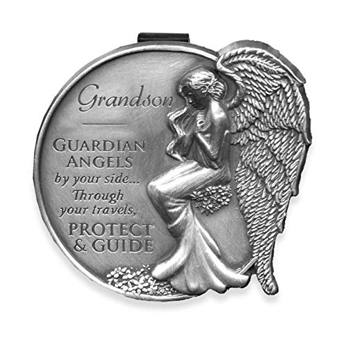 Quanta AngelStar 15687 Grandson Guardian Angel Visor Clip Accent, 2-1/2-Inch